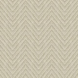 A-Street Prints Glynn Chevron Neutral Wallpaper