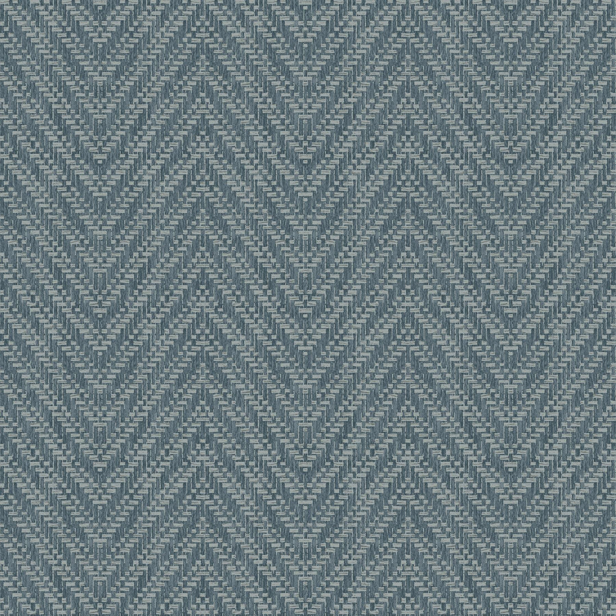 A-Street Prints Glynn Teal Chevron Wallpaper