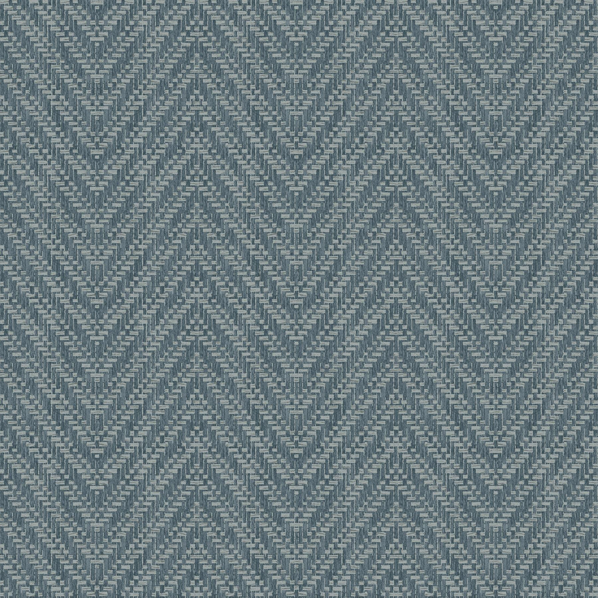 A-Street Prints Glynn Chevron Teal Wallpaper