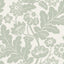 A-Street Prints Augusta Silver Flock Damask Wallpaper