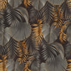 Brewster Home Fashions Valdivi Black Palm Fronds Wallpaper