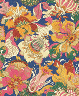 Brewster Home Fashions Odisha Jacobean Floral Orange Wallpaper