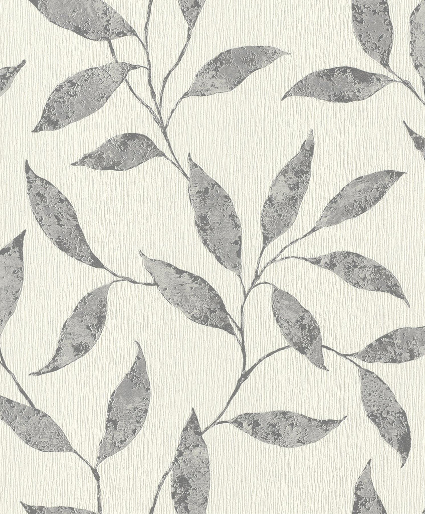 Brewster Home Fashions Amble Vine Light Grey Wallpaper