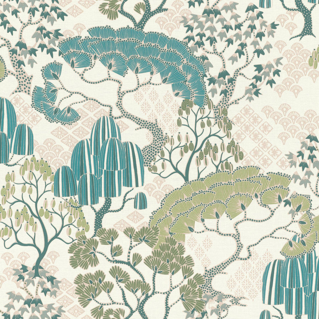 Brewster Home Fashions Chiaki Bonsai Dreams Pastel Wallpaper