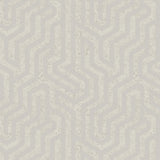 JF Fabrics 8220 Cream/White/Silver (12) Wallpaper