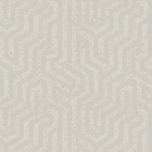 JF Fabrics 8220 Cream/White/Silver (12) Wallpaper