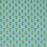 Harlequin Wood Frog Azul/Pistachio Fabric