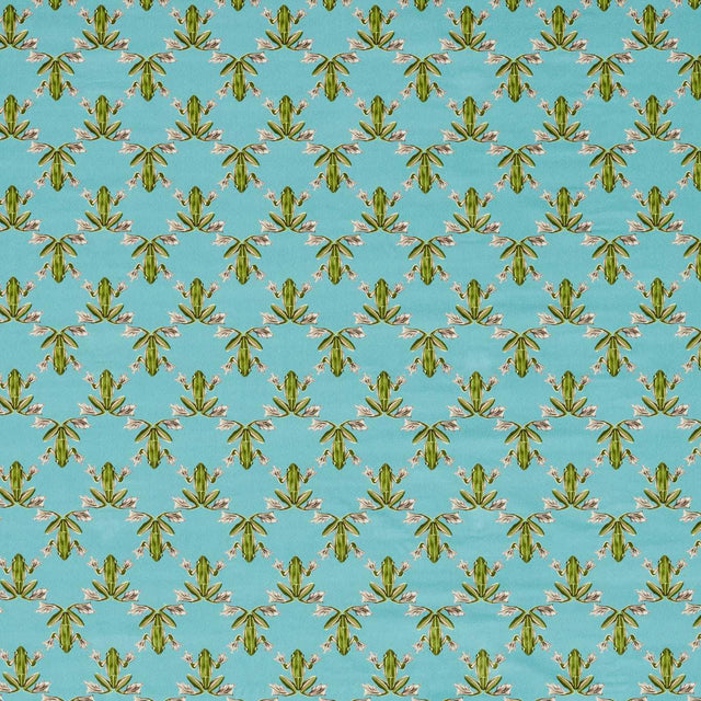 Harlequin Wood Frog Azul/Pistachio Fabric
