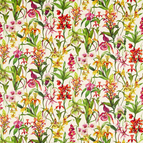 Harlequin Kalina Parchment/Forest/Azalea Fabric
