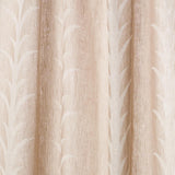 Schumacher Acanthus Stripe Sheer Taupe Fabric