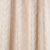 Schumacher Acanthus Stripe Sheer Taupe Fabric
