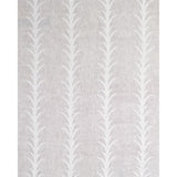 Schumacher Acanthus Stripe Sheer Carbon Fabric