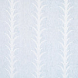 Schumacher Acanthus Stripe Sheer Slate Fabric