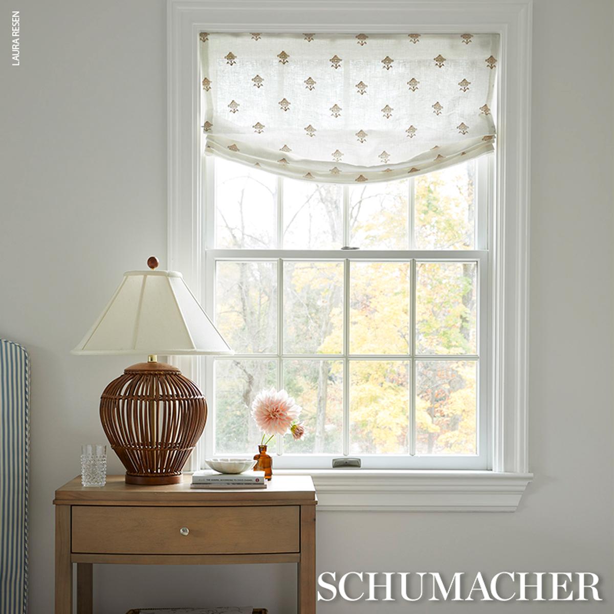 Schumacher Rubia Sheer Ivory Fabric