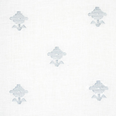 Schumacher Rubia Sheer Sky Fabric