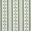 Schumacher Delft Stripe Green Fabric
