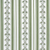 Schumacher Delft Stripe Green Fabric