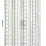 Schumacher Delft Stripe Green Fabric