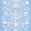 Schumacher Jaipur Mughal Flower Cornflower Blue Fabric