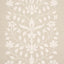 Schumacher Jaipur Mughal Flower Ivory On Natural Fabric
