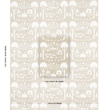 Schumacher Farm Scene Neutral Fabric
