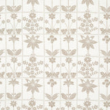Schumacher Georgia Wildflowers Neutral Fabric