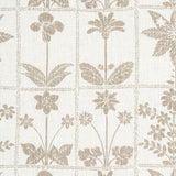 Schumacher Georgia Wildflowers Neutral Fabric