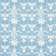 Schumacher Georgia Wildflowers Blue Fabric