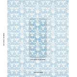 Schumacher Georgia Wildflowers Blue Fabric