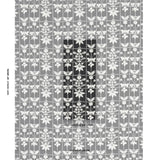 Schumacher Georgia Wildflowers Black Fabric