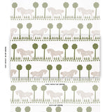 Schumacher Polka Dot Pony Olive Fabric