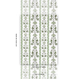 Schumacher Delft Waves Green Wallpaper