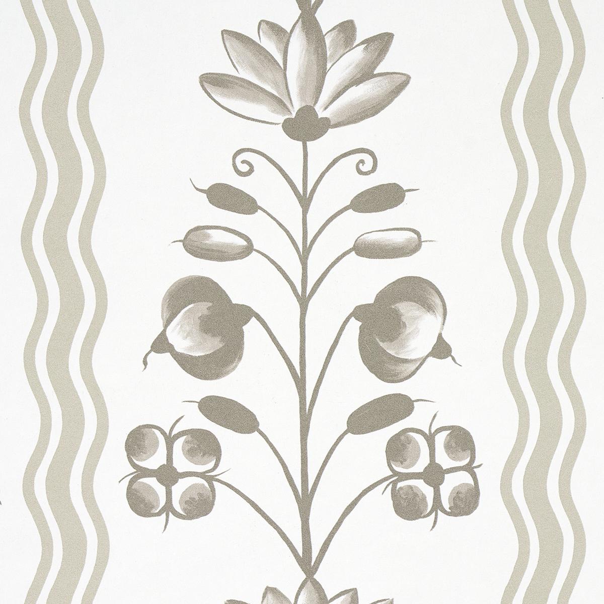 Schumacher Delft Waves Neutral Wallpaper – DecoratorsBest