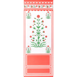 Schumacher Royal Poppy Panel A Red Wallpaper