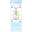 Schumacher Royal Poppy Panel A Blue Wallpaper
