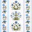 Schumacher Poppy Stripes Blue Wallpaper