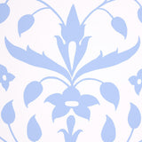 Schumacher Jaipur Mughal Flower Blue Wallpaper