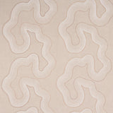 Schumacher Topo Beaded Sheer Natural Fabric