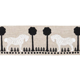 Schumacher Polka Dot Pony Tape Natural Trim