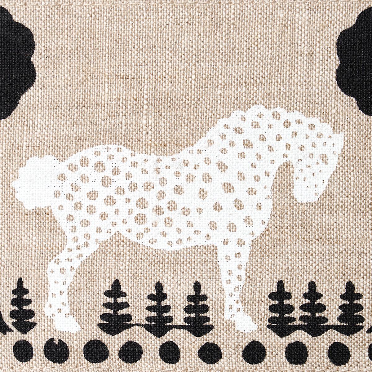 Schumacher Polka Dot Pony Tape Natural Trim