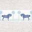 Schumacher Polka Dot Pony Tape Blue Trim