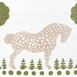 Schumacher Polka Dot Pony Tape Olive Trim