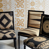 Schumacher Moorea Lava Black Fabric