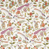 Schumacher Campagne Persimmon & Pink Fabric