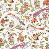 Schumacher Campagne Persimmon & Pink Fabric