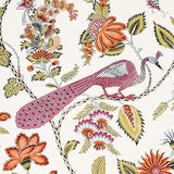 Schumacher Campagne Persimmon & Pink Fabric