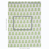 Schumacher Rosenborg Hand Print Green Fabric