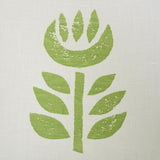 Schumacher Rosenborg Hand Print Green Fabric