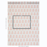 Schumacher Rosenborg Hand Print Pink Fabric