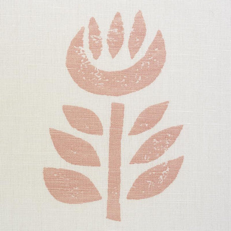 Schumacher Rosenborg Hand Print Pink Fabric